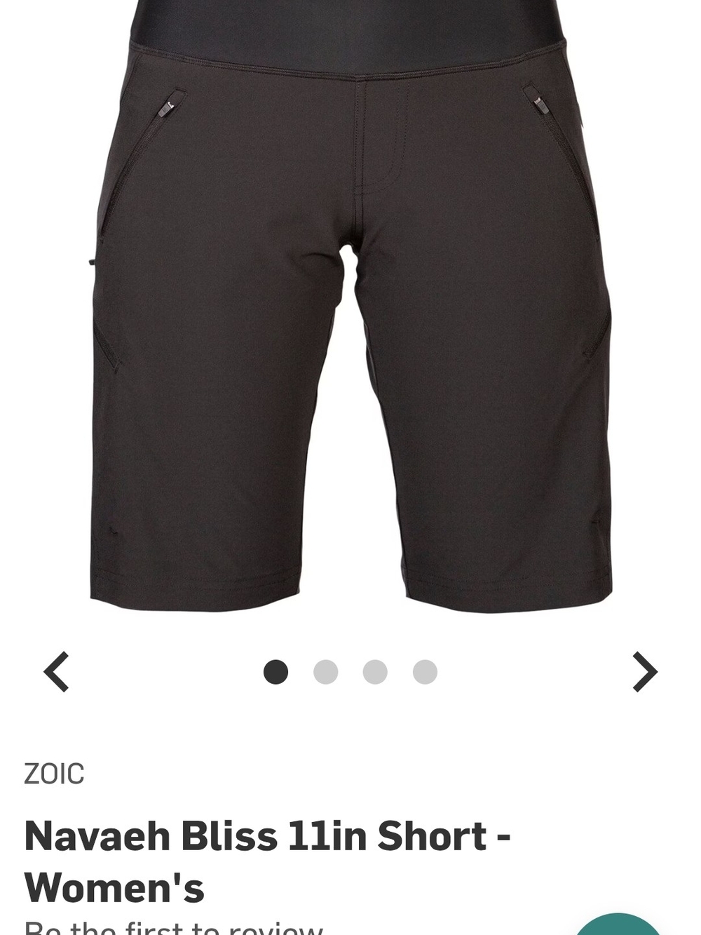 Zoic Navaeh Bliss 11in Women's Bike Shorts - Black